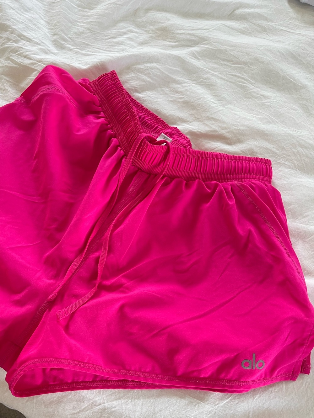 ALO Yoga Bright Pink Athletic Shorts